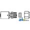 A & I Products Fitting, Straight Compression (Repairs English Tubing) Steel Beadlock 3" x3" x1" A-461-3279 - alternate 2